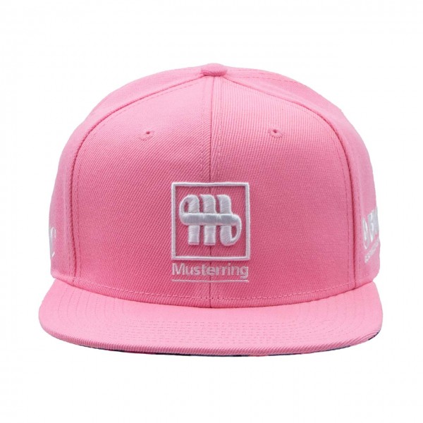 Maximilian Götz Cap Sponsor Flat Brim rosa