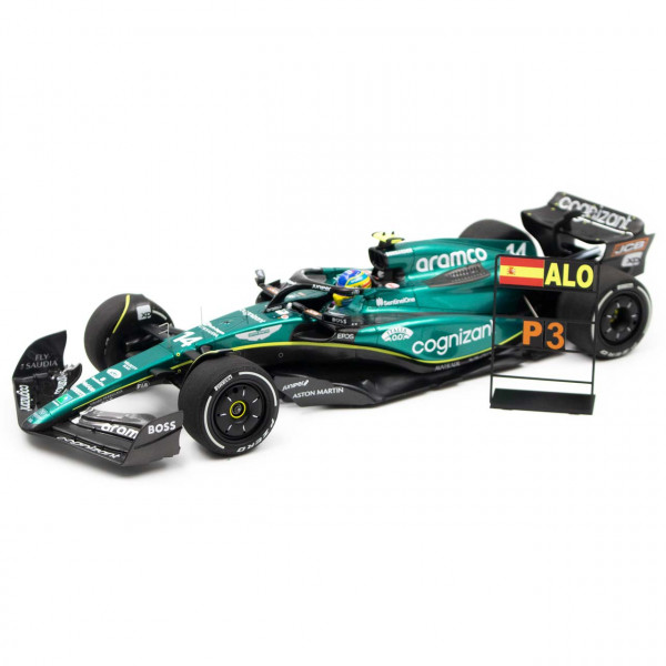 Fernando Alonso Aston Martin AMR23 Formel 1 Saudi-Arabien GP 2023 1:18