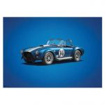 Poster Shelby-Ford AC Cobra Mk III - Blue -  1965 - Colors of Speed